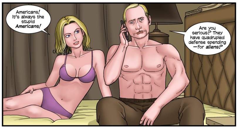 Vlad Putin takes a call